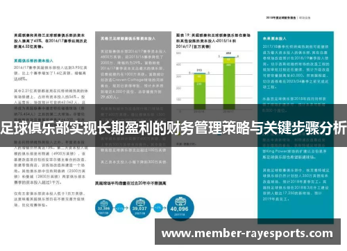 足球俱乐部实现长期盈利的财务管理策略与关键步骤分析 足球俱乐部实现长期盈利的财务管理策略与关键步骤分析